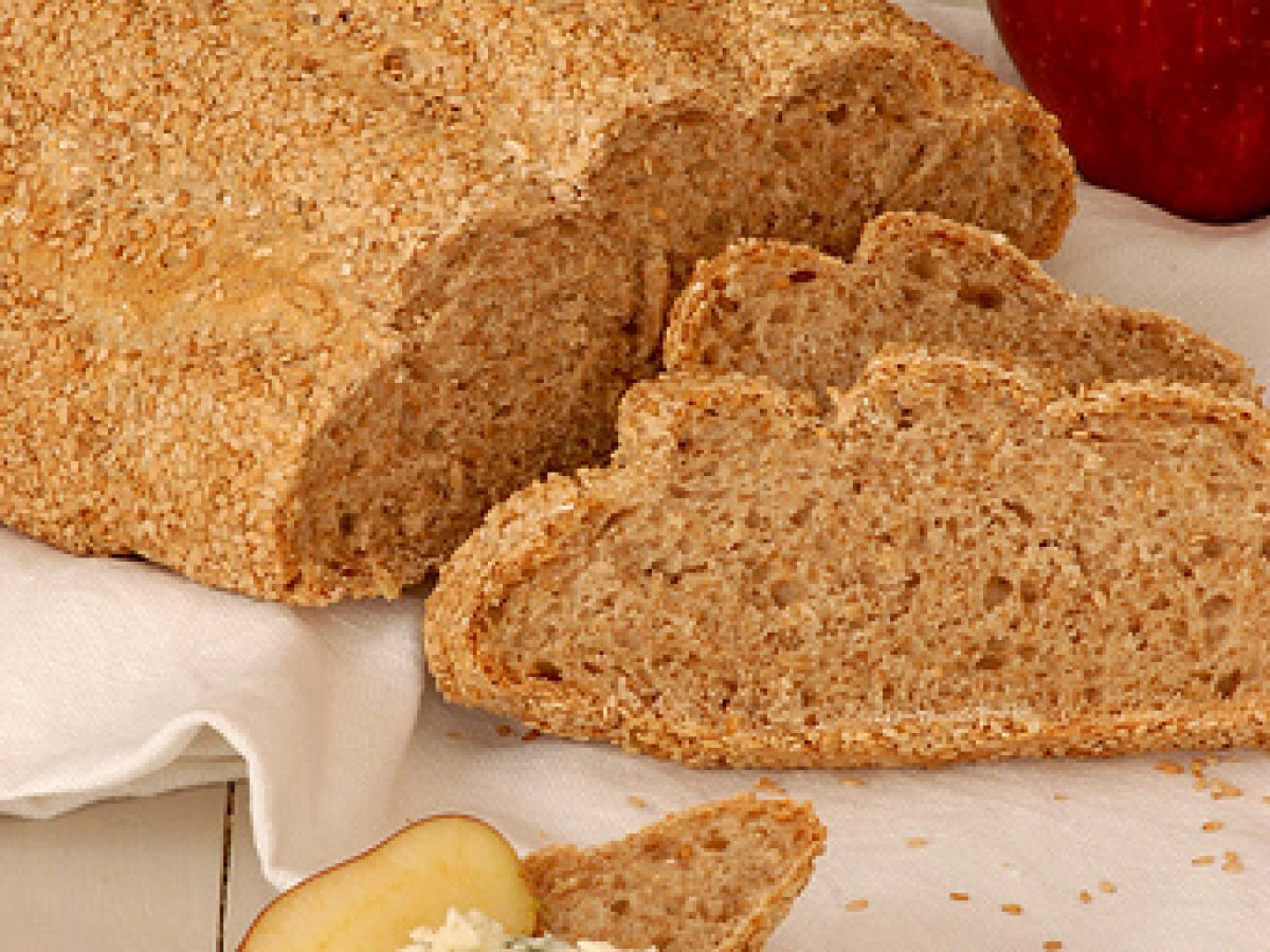 Pane semi-integrale all'avena e sesamo (façon Bonci)