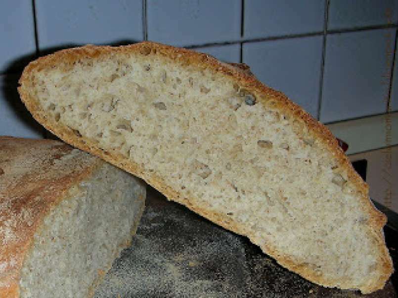 Pane senza impastare cotto su pietra, foto 3