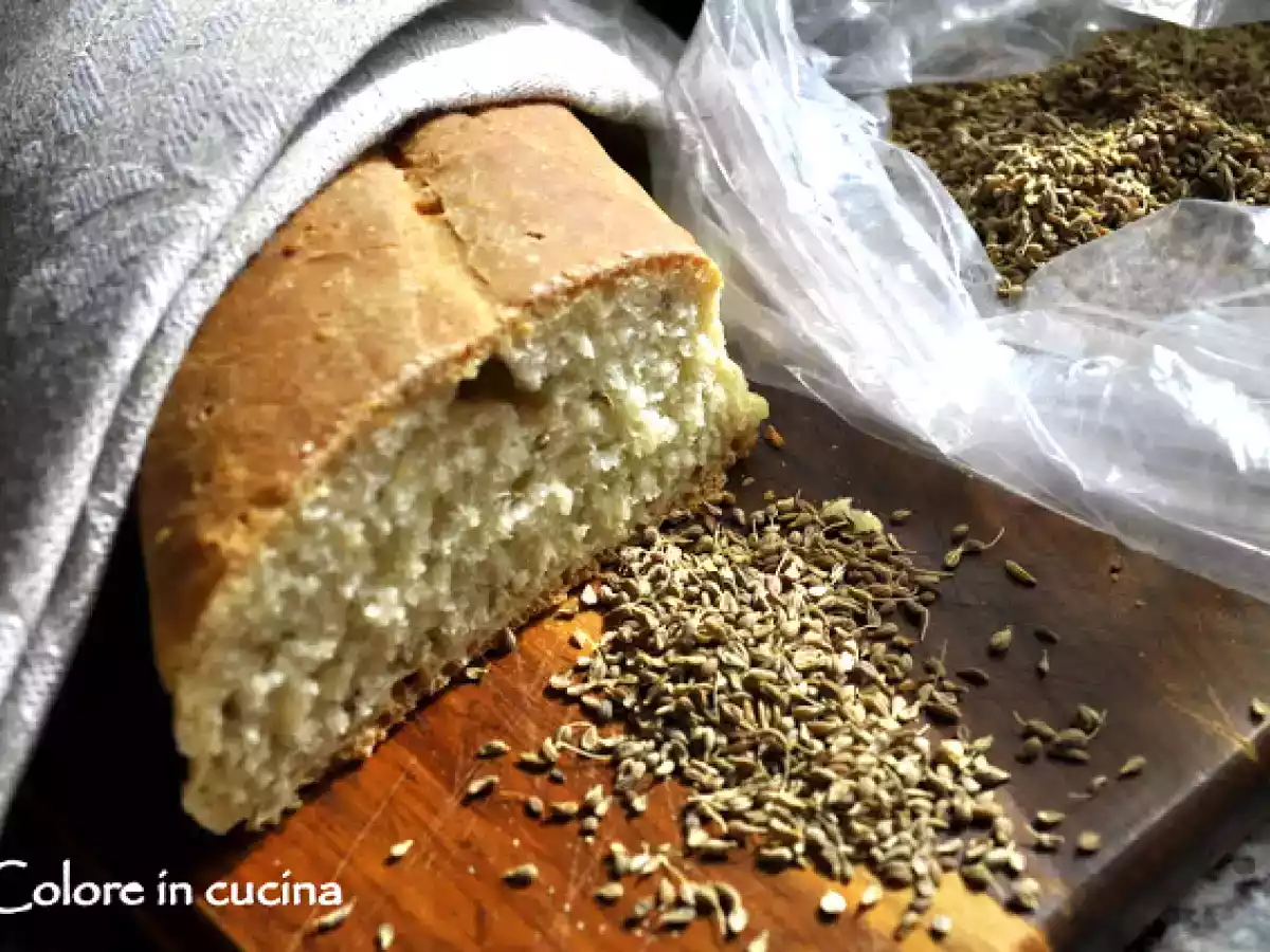 Pane siciliano con semi di finocchietto selvatico