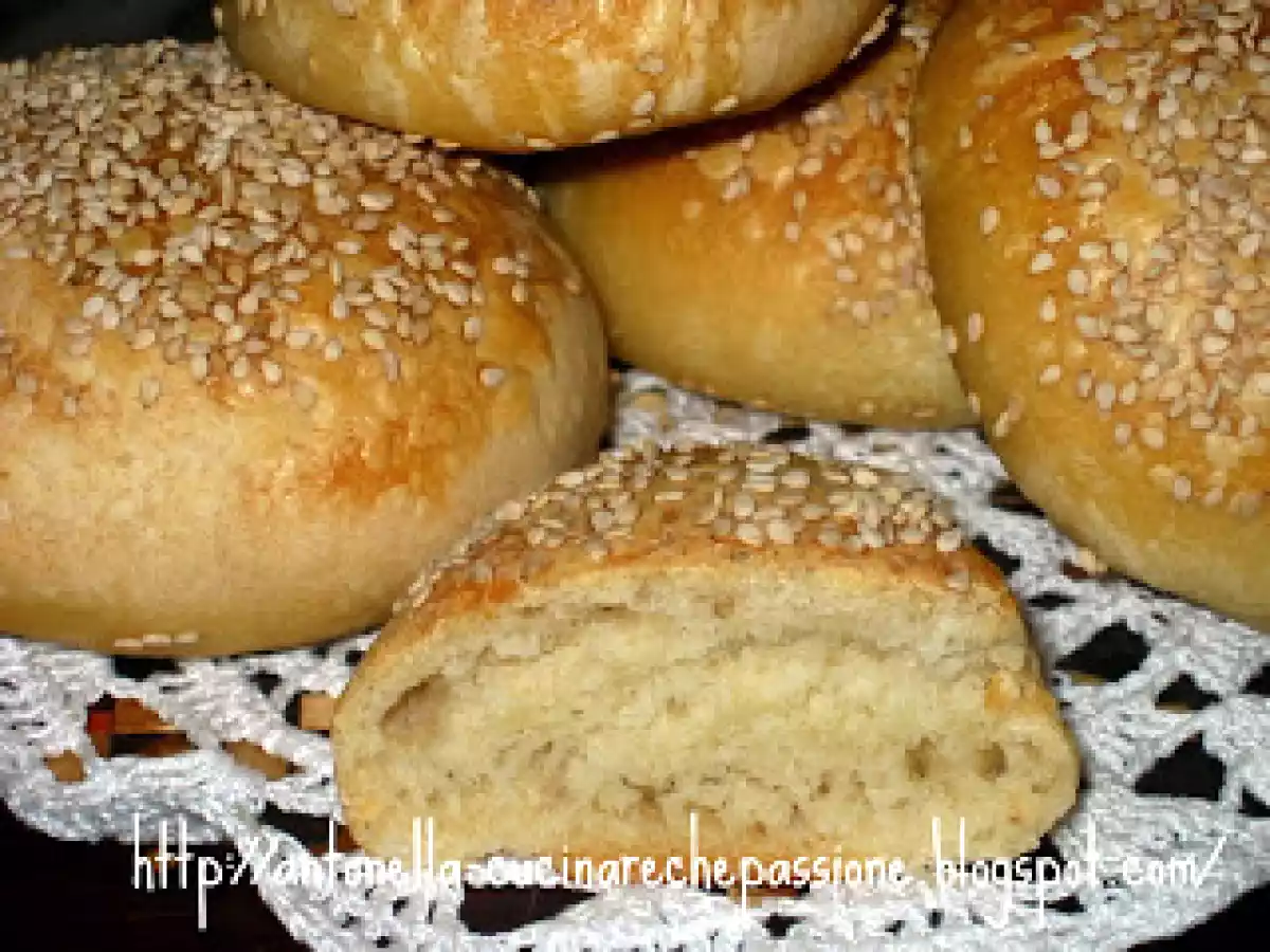 Panini al sesamo con pasta madre di kefir - foto 2