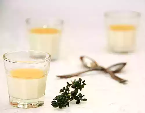 Panna cotta al timo limone