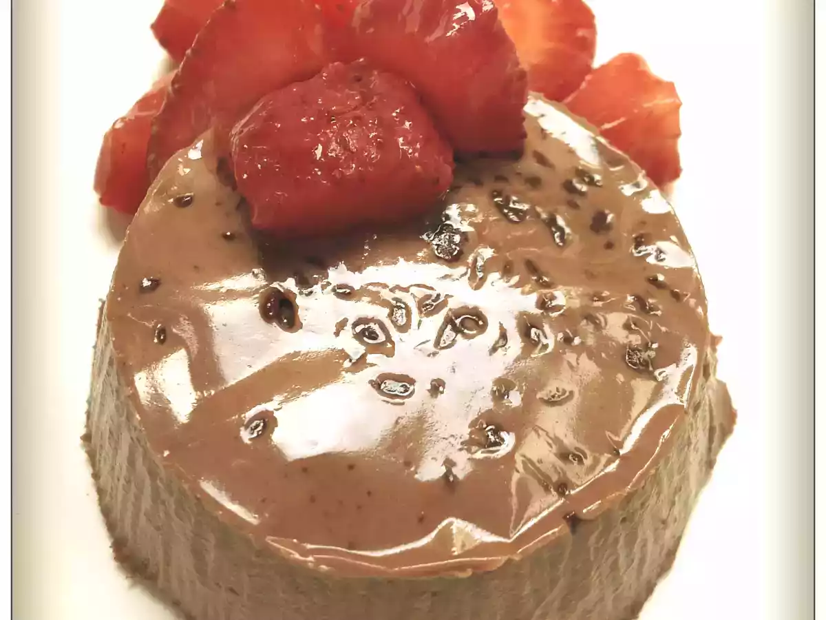 Panna cotta alla crema di nocciole