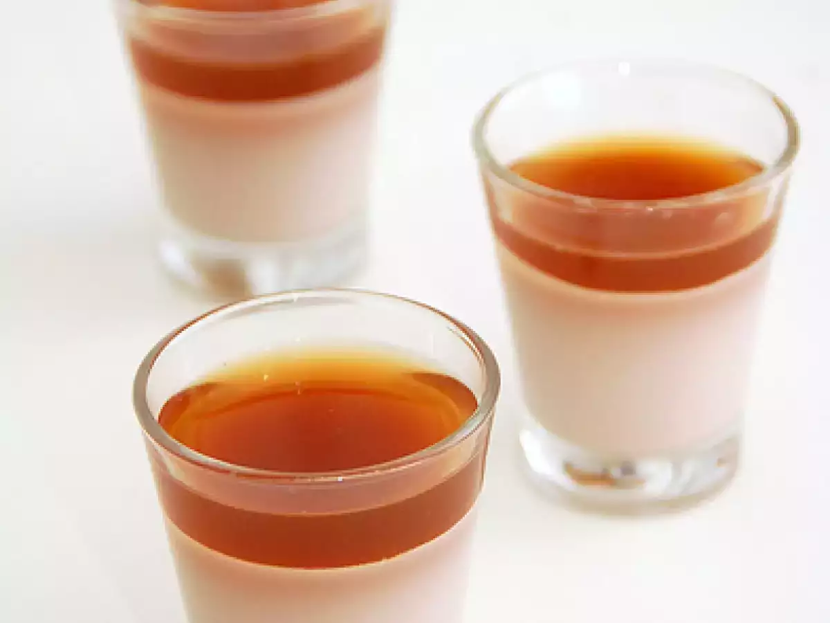 Panna cotta alla violetta con gelatina all'Earl Grey - foto 2
