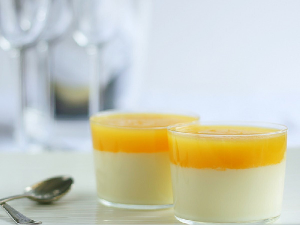 Panna cotta con coulis di mango - foto 2