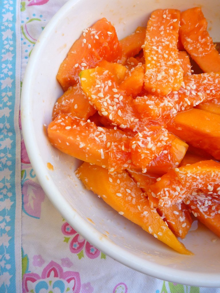 Papaya in salsa taita, Ricetta Petitchef