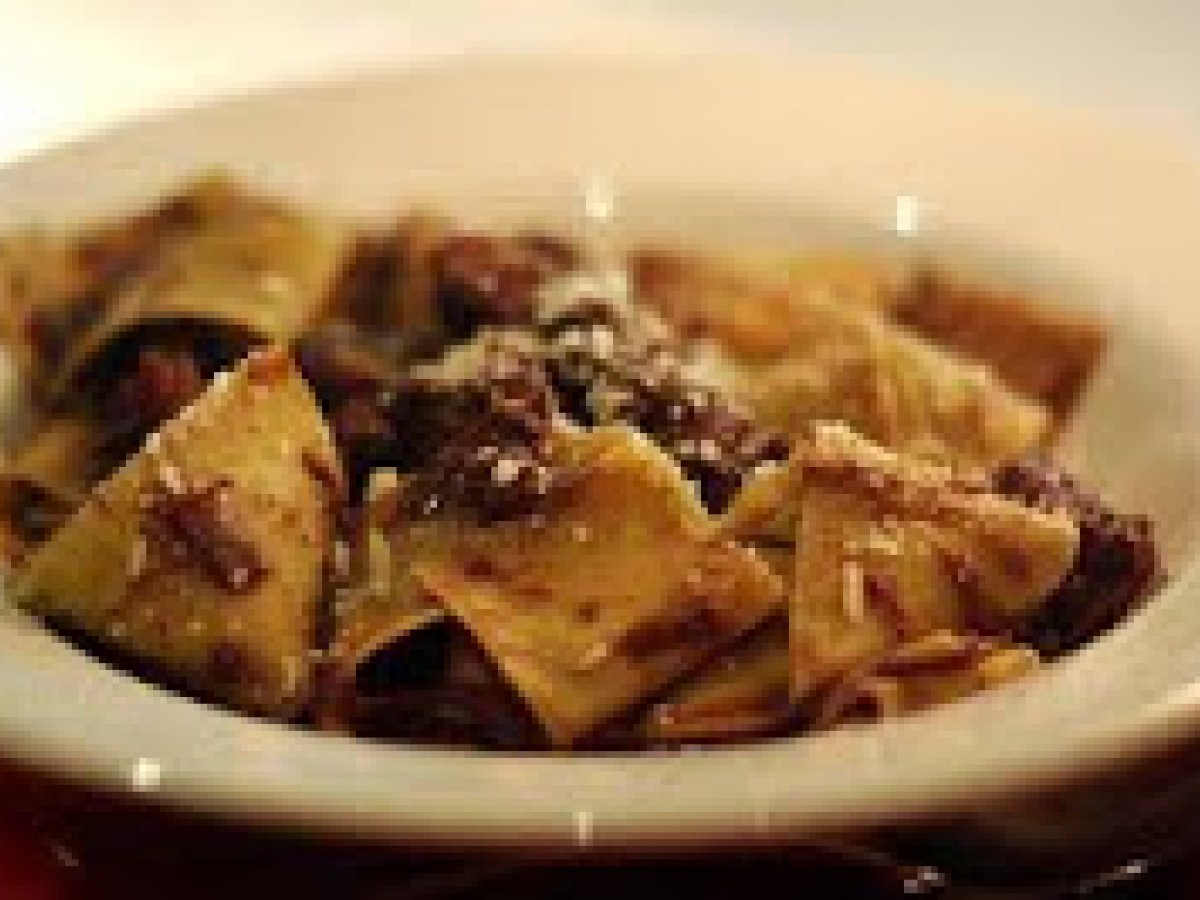 Pappardelle al ragù di cinghiale