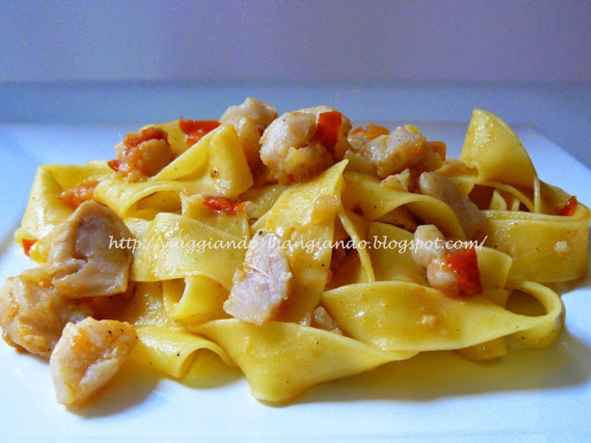 PAPPARDELLE CON RAGU' LEGGERO DI CERNIA