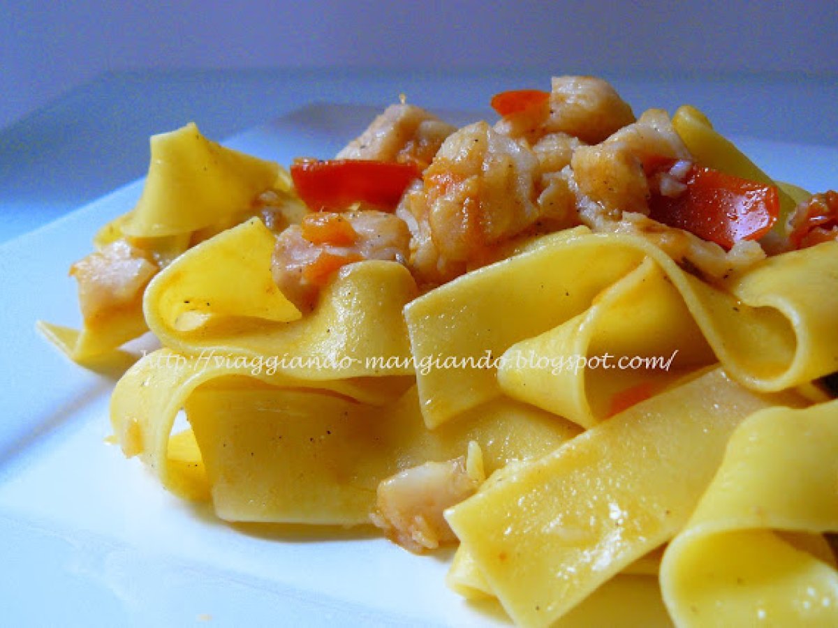 PAPPARDELLE CON RAGU' LEGGERO DI CERNIA - foto 3