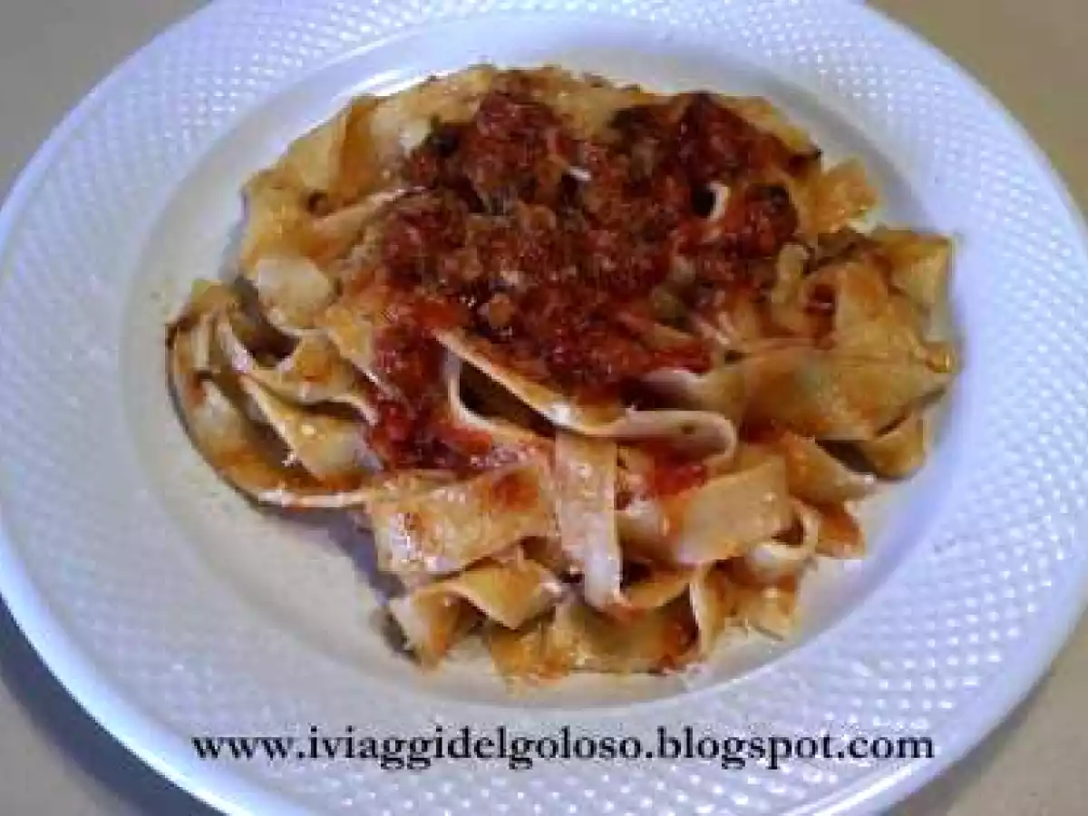PAPPARDELLE CON SUGO DI CARNE