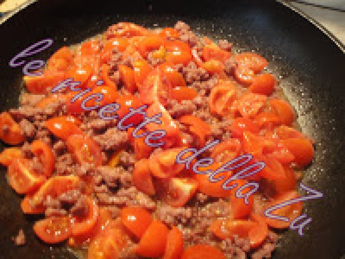 Pappardelle con sugo di Salsiccia Piccante e Pomodori Ciliegino - foto 6