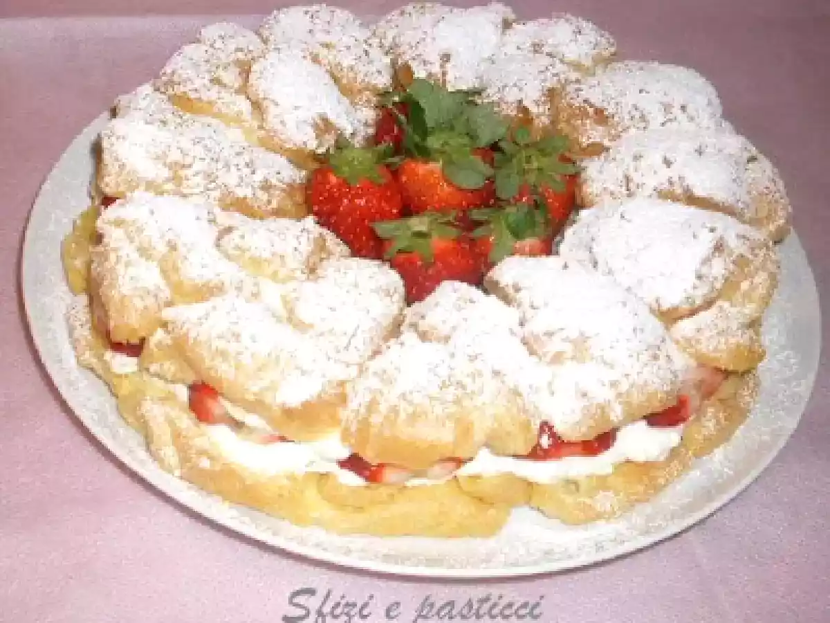 Paris-Brest alle fragole