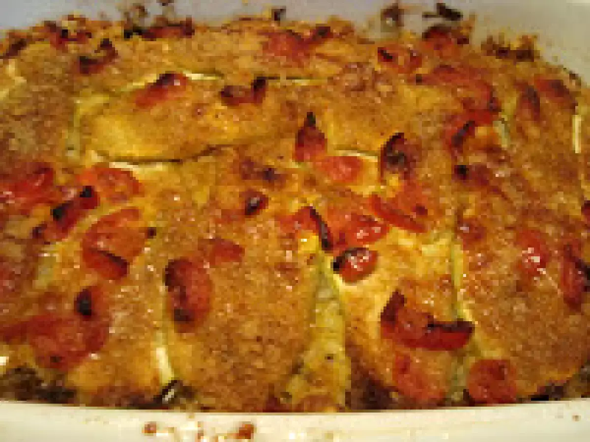 Parmigiana di alici e zucchine - foto 3