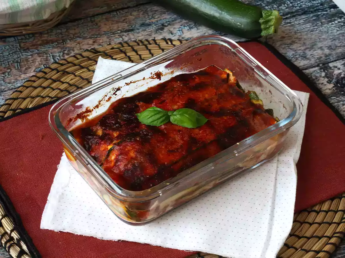 Parmigiana di zucchine in friggitrice ad aria: veloce, leggera e croccante - foto 6