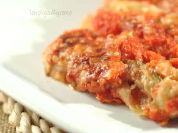 Parmigiana di zucchine vegetariana