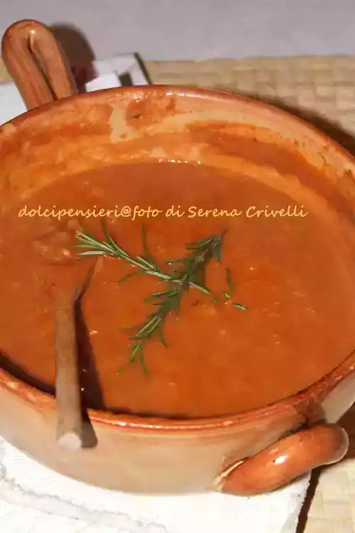 Ricetta di passata di ceci al rosmarino con ditalini
