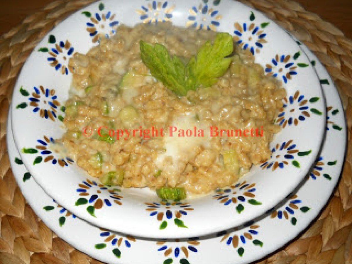 Passatelli asciutti con taleggio e zucchine