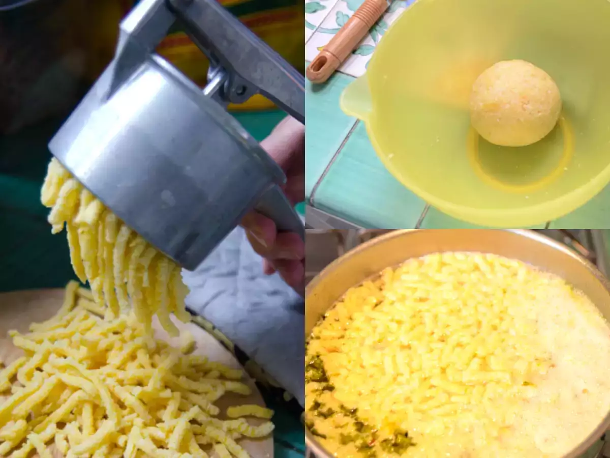 Passatelli asciutti “gluten free” con asparagi, pecorino e pesto di menta - foto 2