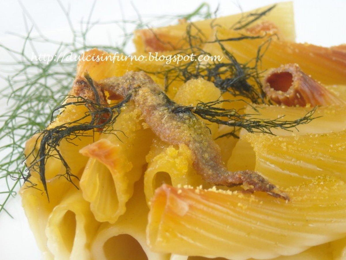 Pasta al Forno con Alici e Finocchietto