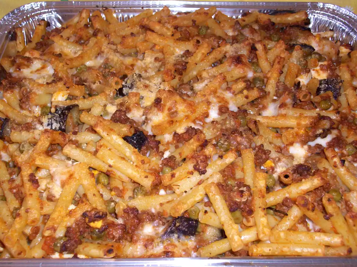 Pasta al forno di rosticceria siciliana