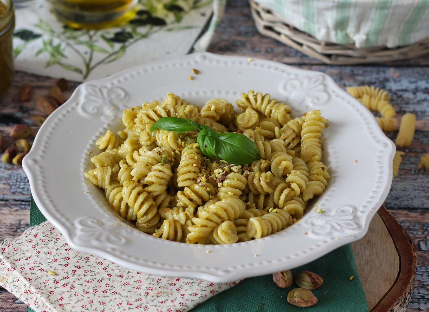 Pasta al pesto di pistacchi, una ricetta gustosa e facile da preparare