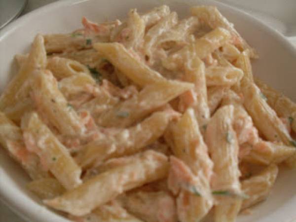 Pasta al salmone e panna