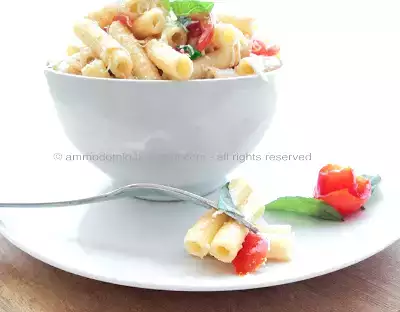 Pasta alla crudaiola con ricotta