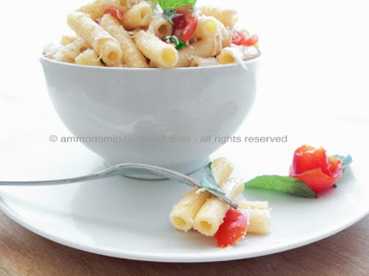 Pasta alla Crudaiola con ricotta