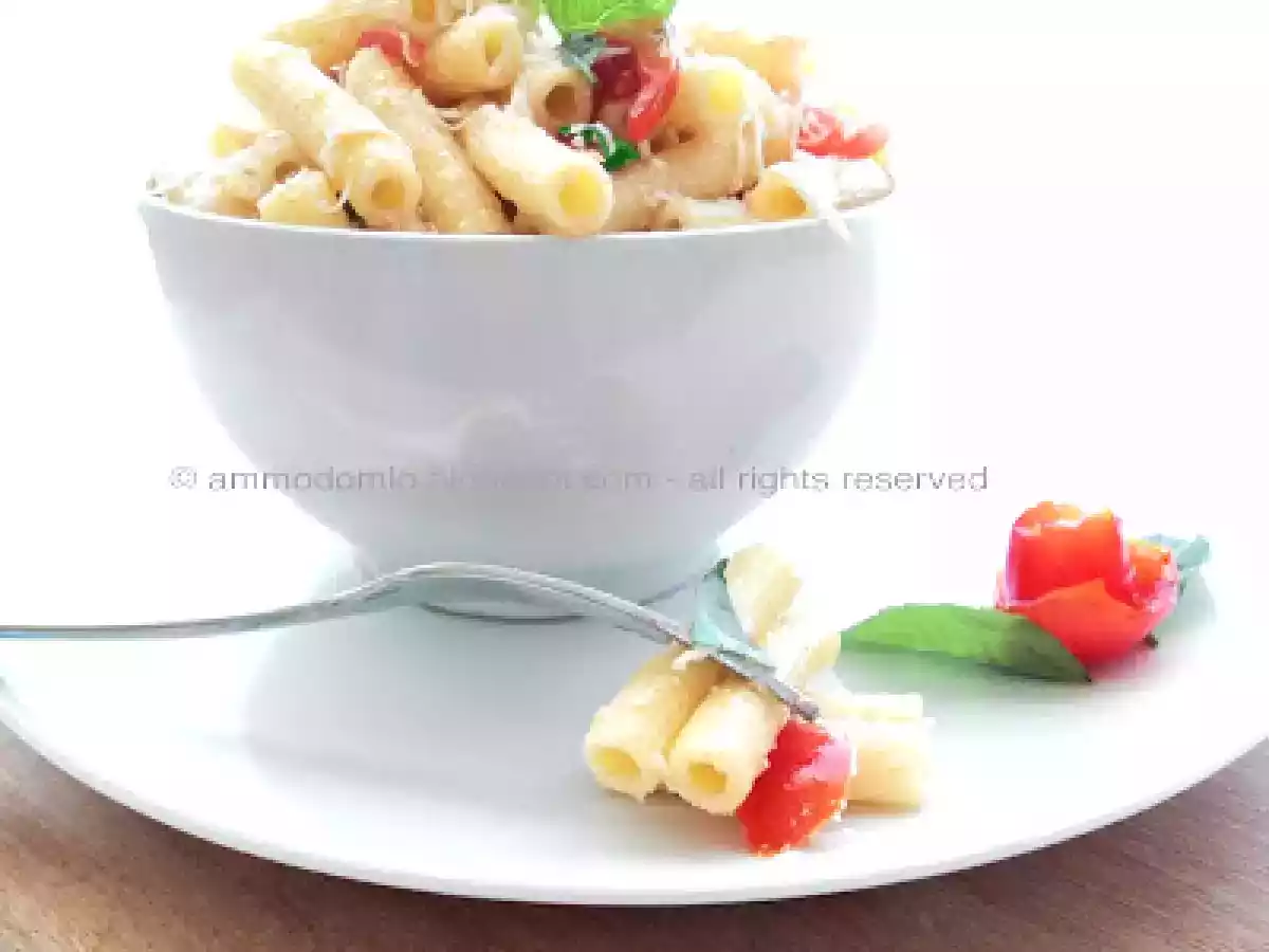 Pasta alla Crudaiola con ricotta