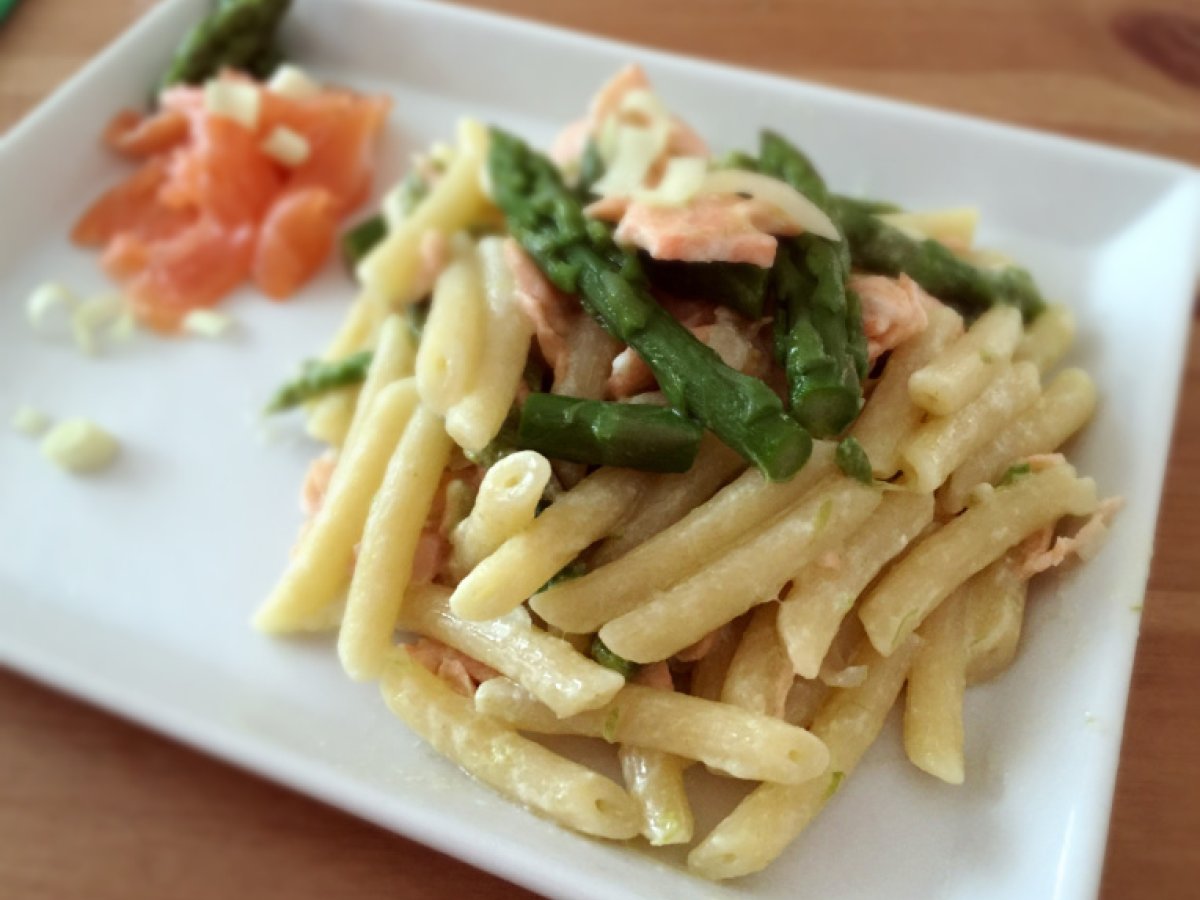 Pasta asparagi e salmone - foto 4