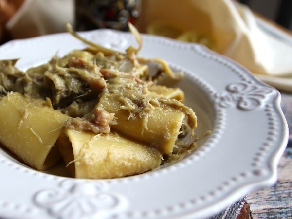 Pasta con carciofi e pancetta, un primo piatto saporito e facile da preparare, foto 4
