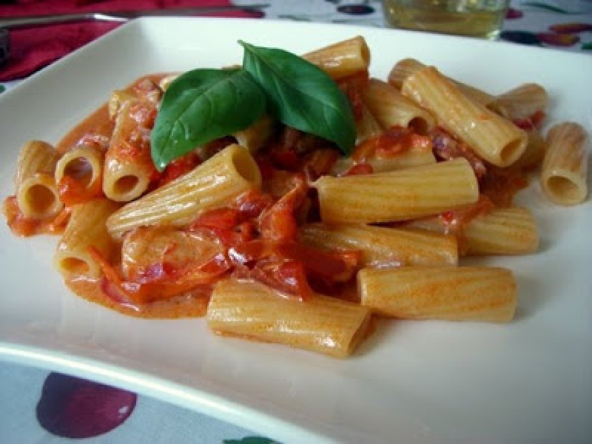 Pasta con i peperoni
