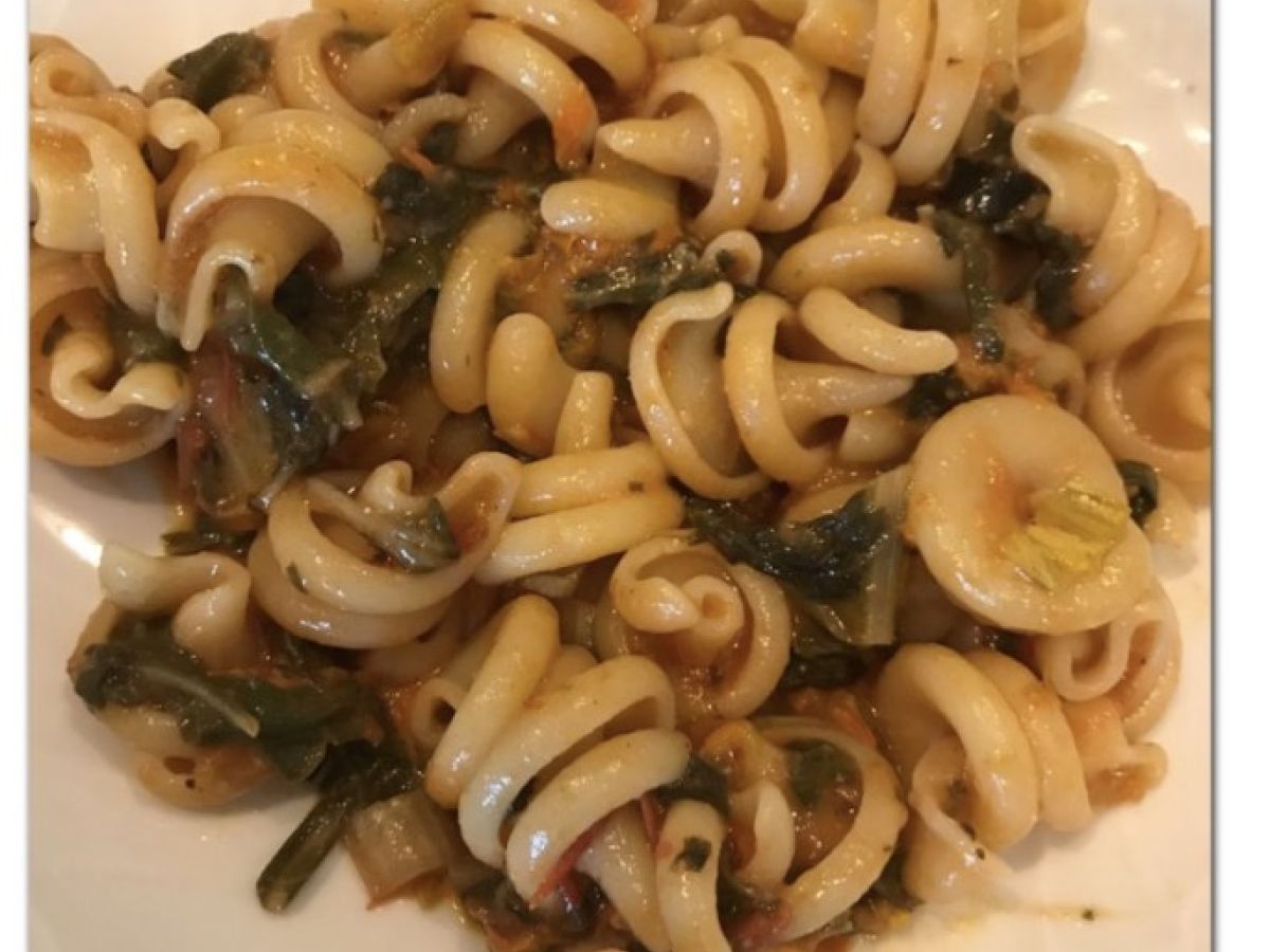 Pasta con la bietola