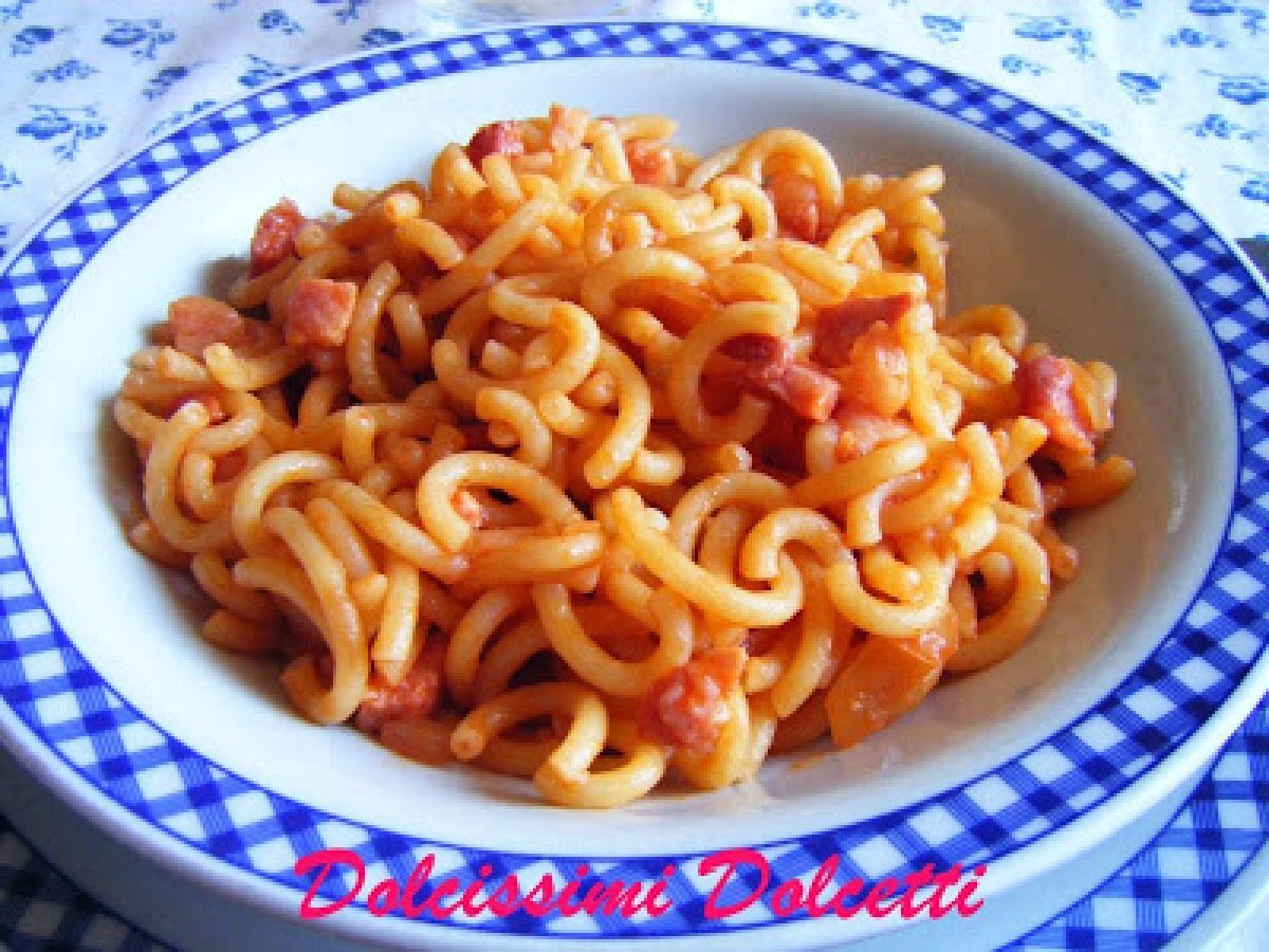 Pasta con pancetta