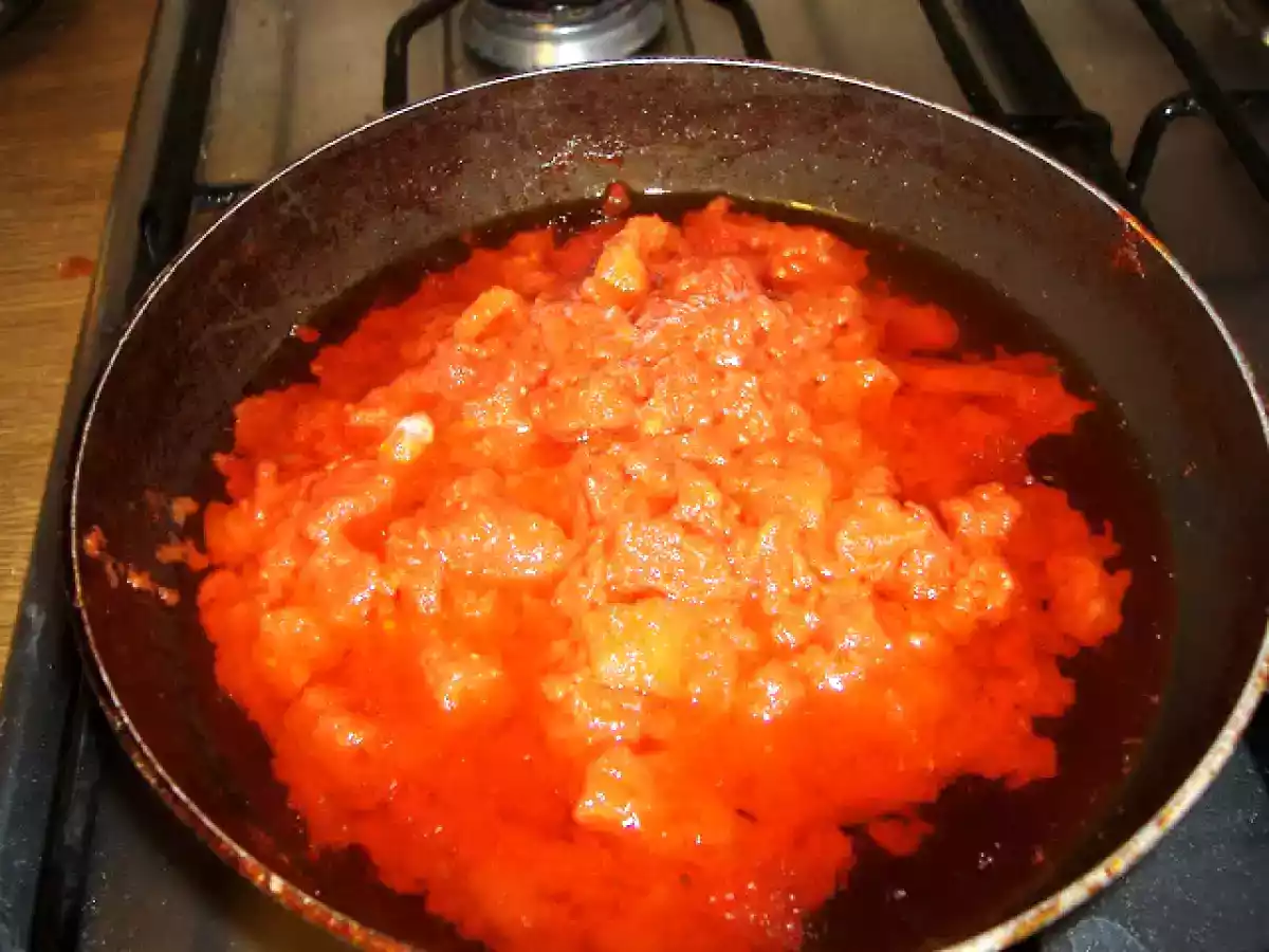 Pasta con pesto di melanzane e mandorle - foto 4
