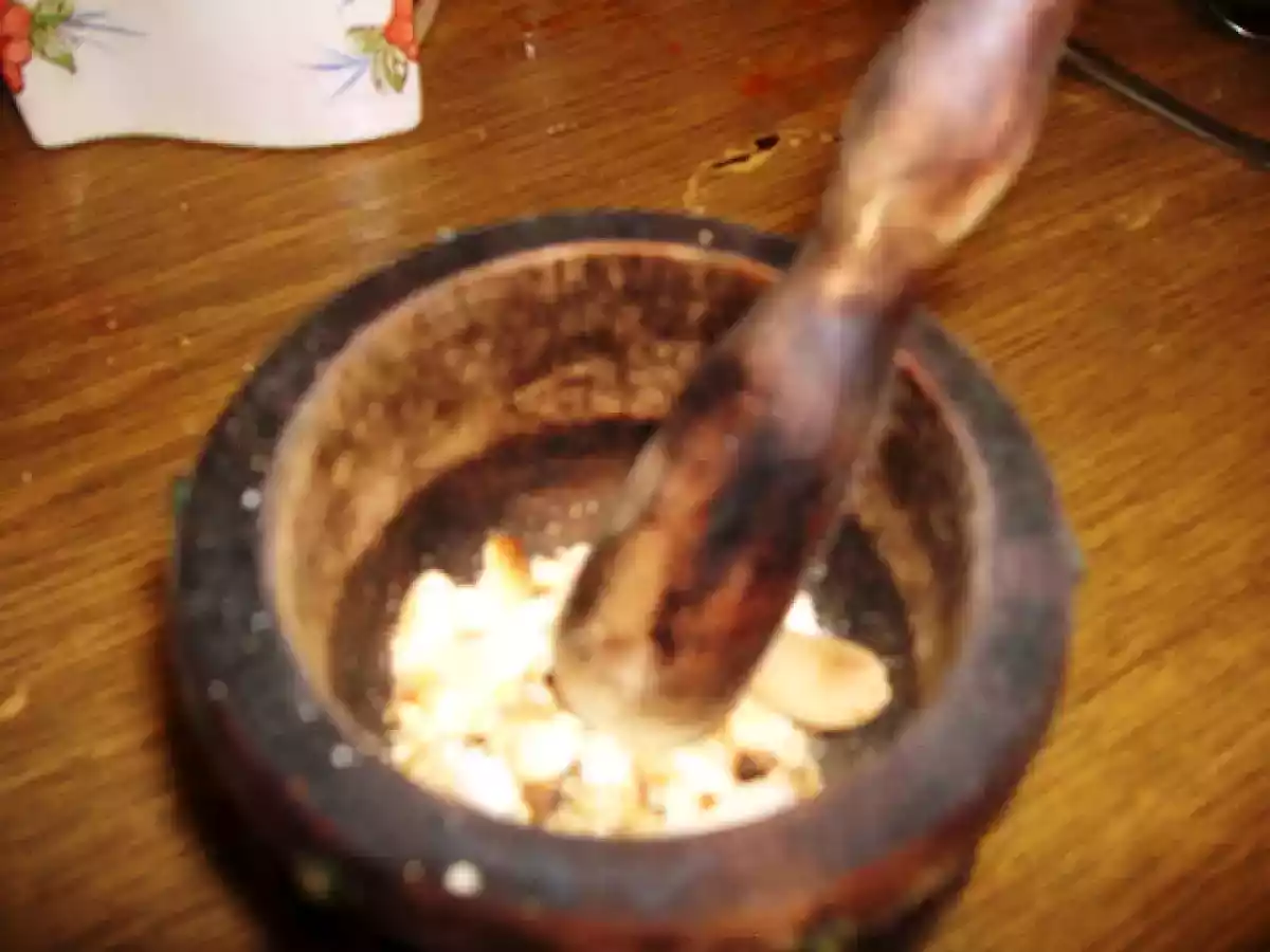 Pasta con pesto di melanzane e mandorle - foto 5