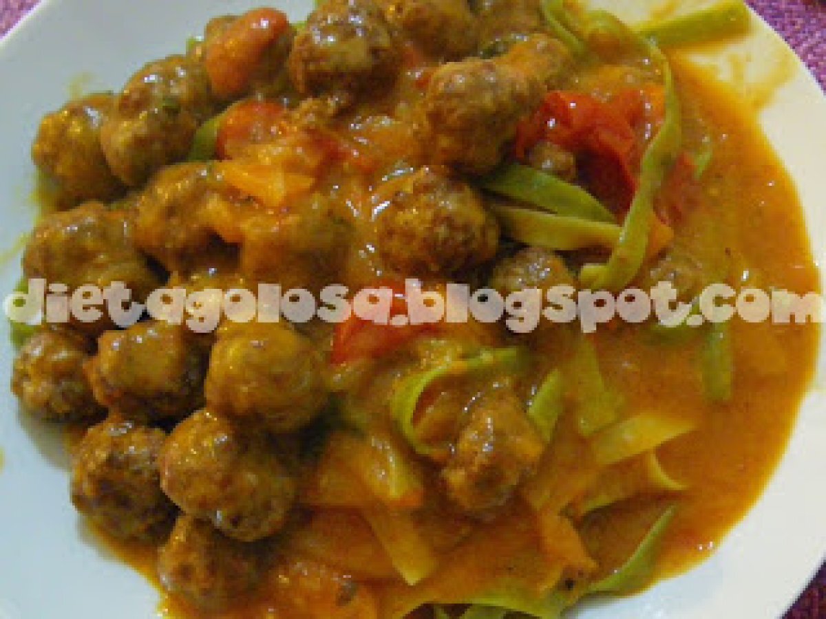 Pasta con Polpette e Polpette cinesi