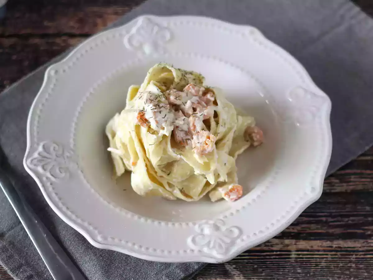 Pasta con salmone e ricotta, la ricetta cremosa che tutti vogliono provare - foto 3