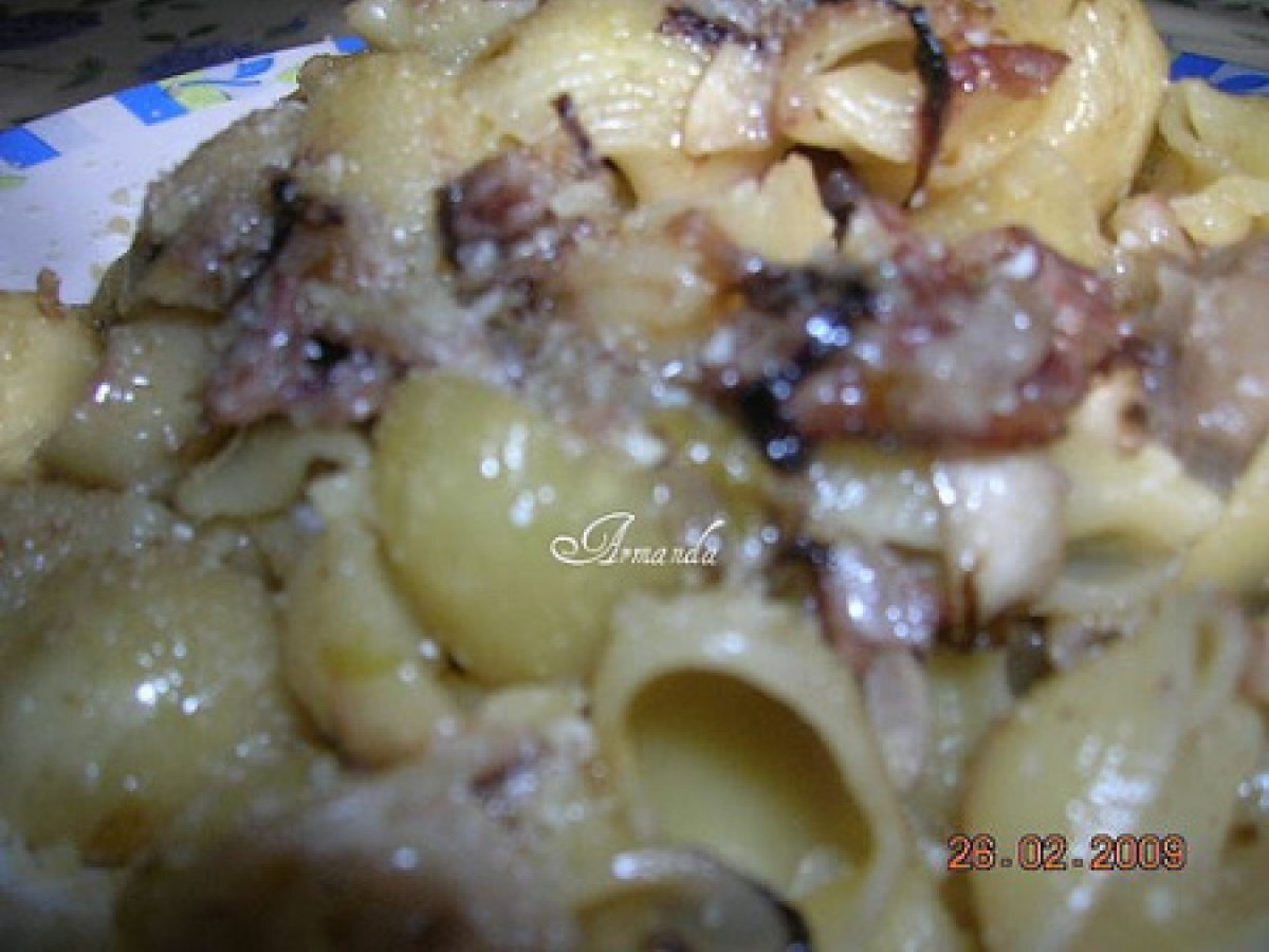 Pasta con spek e radicchio - foto 3