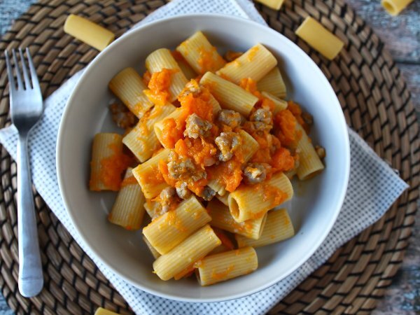 Pasta con zucca e salsiccia, foto 4