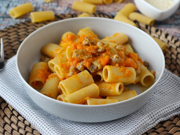 Pasta con zucca e salsiccia, foto 5