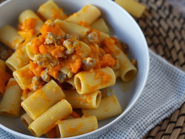 Pasta con zucca e salsiccia, foto 6