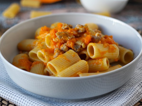 Pasta con zucca e salsiccia, foto 7