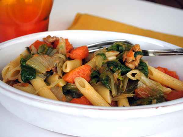 Pasta con zucca e scarola, foto 2