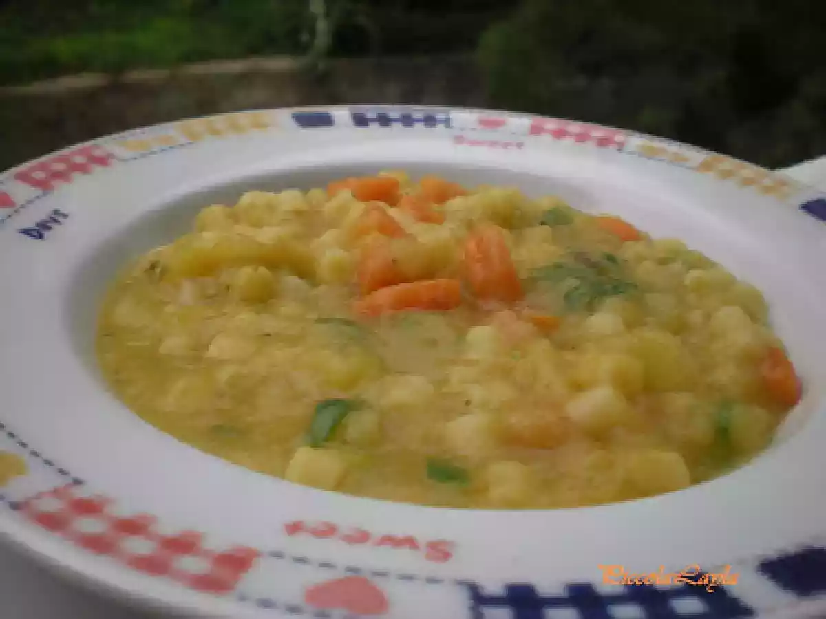 Pasta Cremosa con Patate Carote ed erbe aromatiche - foto 5
