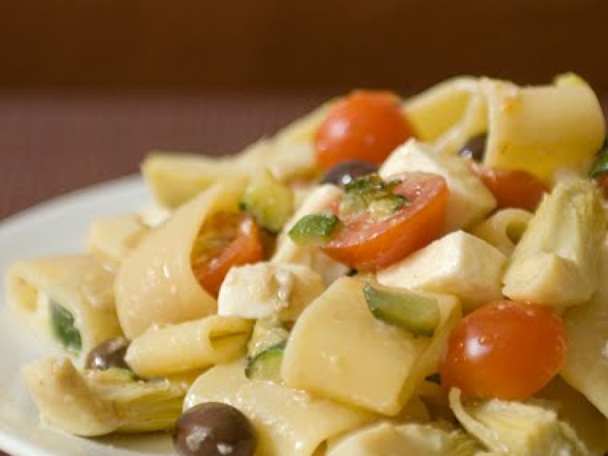 PASTA FREDDA AL PATE DI CARCIOFI