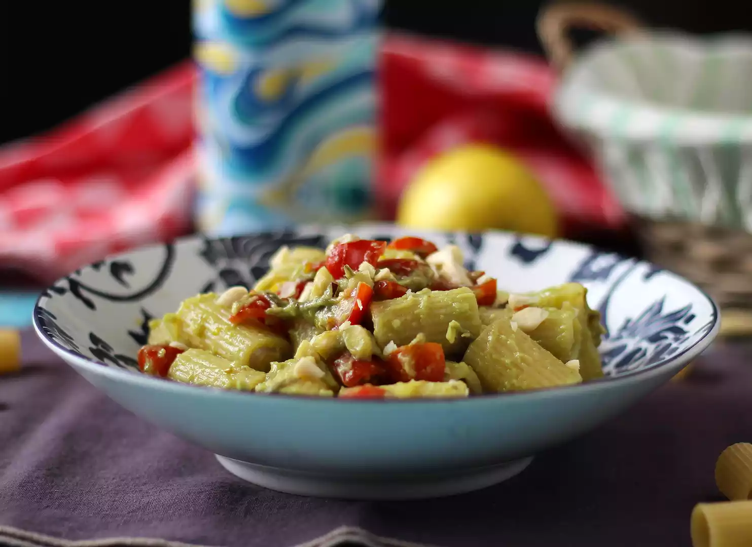 pasta fredda con crema di zucchine