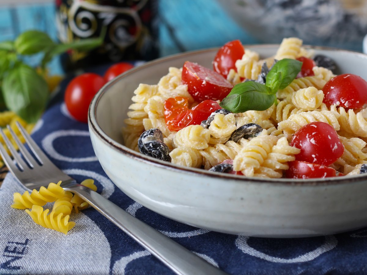 Pasta fredda cremosa, pronta in meno di 10 minuti!