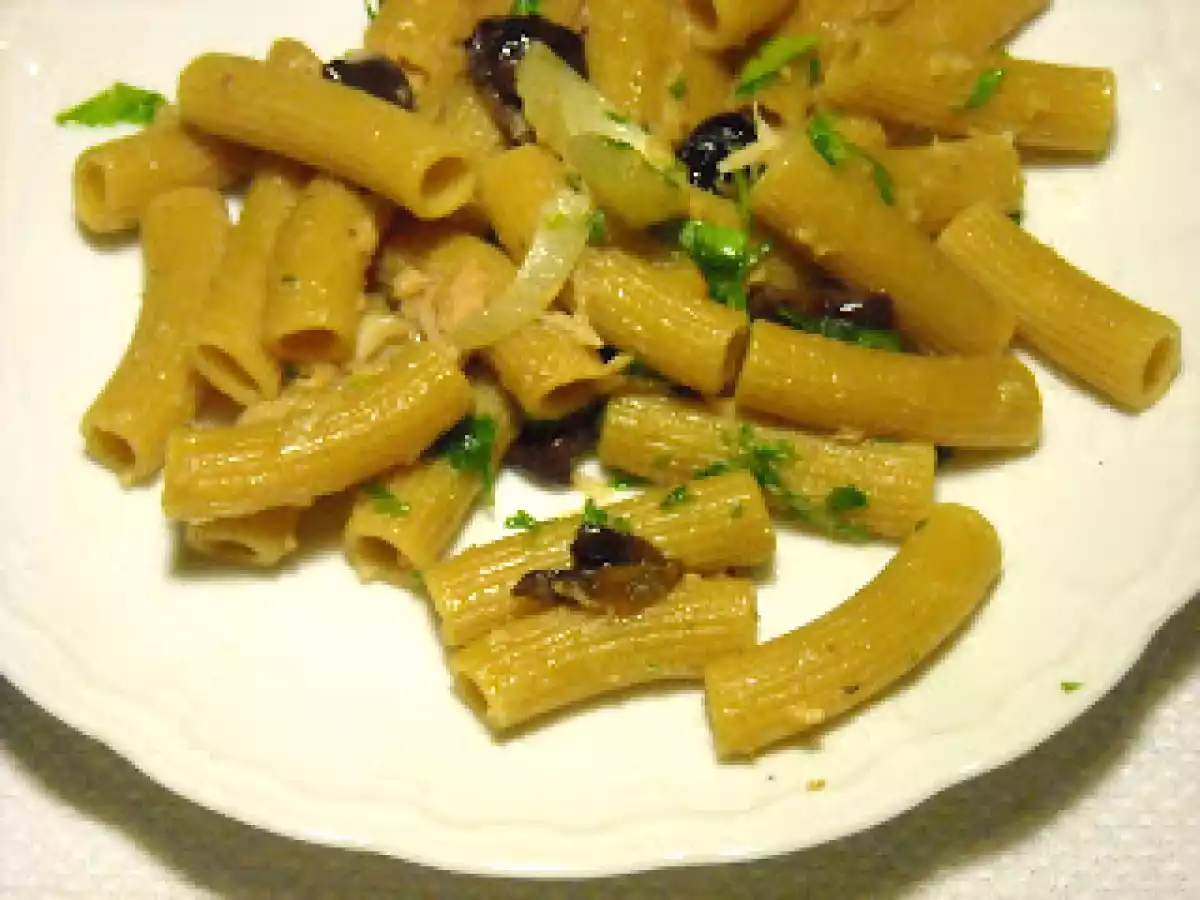 Pasta integrale alla Taggiasca