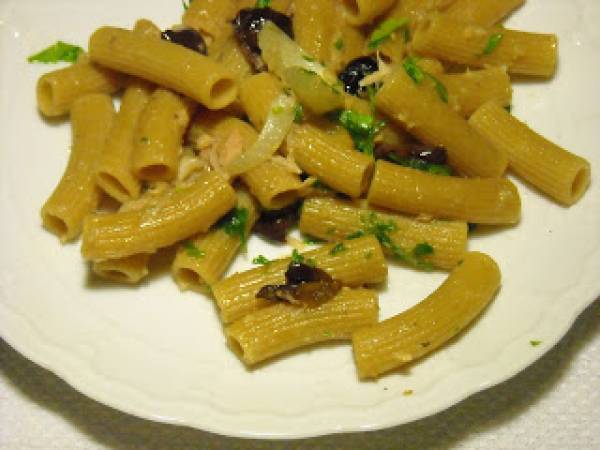 Pasta integrale alla Taggiasca