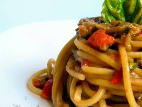 Pasta mantecata alle melanzane